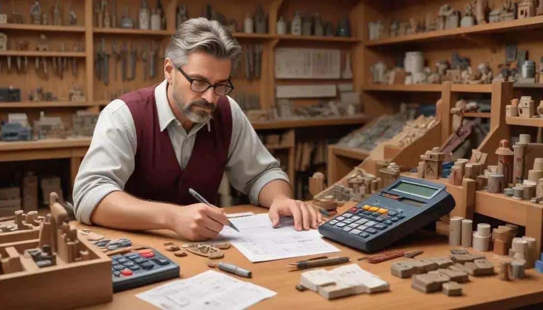 Análise de custos: como o artesão escolhe o melhor preço para enfeites